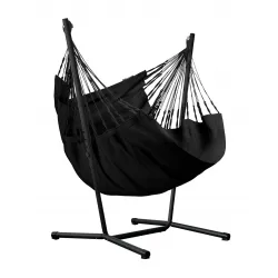La Siesta Fiji Organic Hammock Chair with Stand (onyx, Comfort, Anthracite) - Hængekøje La Siesta Fiji Organic Hammock Chair with Stand (onyx, Comfort, Anthracite) - Hængekøje